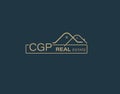 CGP Real Estate and Consultants Logo Design Vectors images. Luxury Real Estate Logo Design