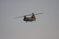 CH-47 Helicoptor over the Helmand Province Afghanistan