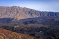 Cha das Caldeiras view from Pico do Fogo in Cape Verde Royalty Free Stock Photo