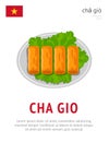 Cha gio. National vietnamese dish.