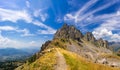 Chabrieres Needles of the Ecrins National Park in summer. Alps, France