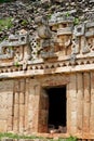 Chac Mask in Labna Yucatan Mexico Royalty Free Stock Photo