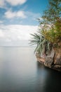 Chacachacare island Trinidad and Tobago peaceful tropical scene Royalty Free Stock Photo