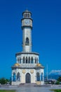 Chacha Tower in georgian town Batumi Royalty Free Stock Photo