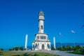 Chacha Tower in georgian town Batumi Royalty Free Stock Photo