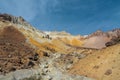 Chachani volcano in Peru desert high mountains of Altiplano