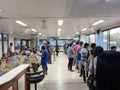 Chachoengsao, THAILAND - March 11 2023: Sick people in hospital. Photo at Putha Sothon Hospital