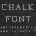 Chack font. Large black printed Latin letters.