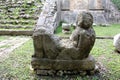 Chacmool, sculpture, symbolizing slain warriors carrying offerings to the gods, Chichen-Itza, Mexico