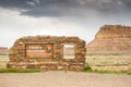 Chaco Culture National Historical Park Welcomig Sign Royalty Free Stock Photo