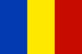 Chad flag vector.Illustration of Chad flag