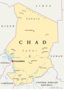 Chad Political Map