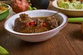 Chadian Bangaou  lamb stew Royalty Free Stock Photo