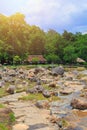 Chae Son Hot Spring at Chaeson National Park Royalty Free Stock Photo