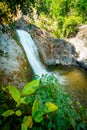Chae Son waterfall in Thailand Royalty Free Stock Photo