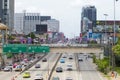 Chaeng Watthana Road street view in thailand.