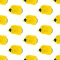 Chaetodon auriga Butterflyfish seamless pattern