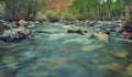 Chagan Uzun river Royalty Free Stock Photo