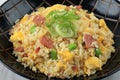 Chahan or Yakimeshi, Japanese Dish Fried Rice Royalty Free Stock Photo