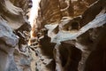 Chahkuh Canyon, Qeshm Island, Iran Royalty Free Stock Photo