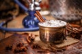 Chai latte spiced tea Royalty Free Stock Photo