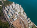 Top down of Hong Kong city Royalty Free Stock Photo