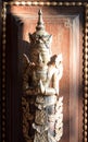 CHAIANG MAI, THAILAND - JANUARY 26, 2014 : Decorative carved antique figure of The Mandarin Oriental Dhara Dhevi Chiang Mai
