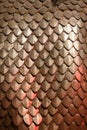 Chain armour element made of the steel plates