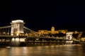 Chain Bridge And Buda Castle, Budapest, Hungary