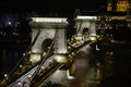 Chain bridge in Budapest Royalty Free Stock Photo