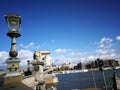Chain Bridge in Budapest, Hungary Royalty Free Stock Photo
