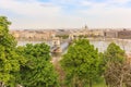 Chain Bridge and River Danube, Budapest Royalty Free Stock Photo