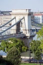Chain Bridge, Budapest, Hungary Royalty Free Stock Photo