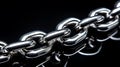 Shiny Chain Close-up: Functionality, Contrast, And Human Connections