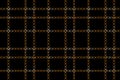 Chain Check Grid seamless pattern. Orange white Gradient color. Black easy editable background. Vector Royalty Free Stock Photo