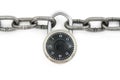 Chain and combination lock