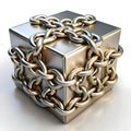 A chain dialog box is a sequence of interconnected pop-up windows or prompts used