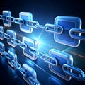 A chain dialog box is a sequence of interconnected pop-up windows or prompts used