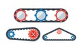 Chain Drive Is A Mechanical Component Transmitting Power In Machines. It Consists Of Interconnected Links And Sprockets