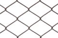 Chain fence on white background