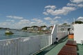 Chain ferry across Poole harbour near Sandbanks, Dorset