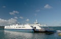 Chain ferry across Poole harbour near Sandbanks, Dorset