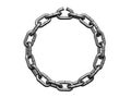 Chain in form of the circle with weak link Royalty Free Stock Photo