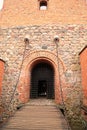 Chain on the gate of the castle of Trakai in Vilni Royalty Free Stock Photo