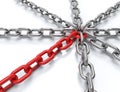 Chain Group Teamwork Royalty Free Stock Photo