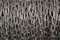 Chain heap metal background texture photo