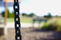 Chain hung horizontally Royalty Free Stock Photo