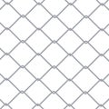 Chain Link Fence Background. Industrial Style Wallpaper. Realistic Geometric Texture. Steel Wire Wall Isolated On White. Vector il Royalty Free Stock Photo
