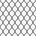 Chain link fence background.