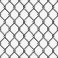 Chain link fence background.